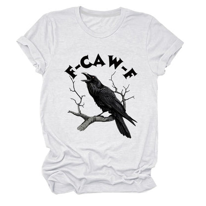 🐦‍⬛ Camiseta de Cuervo Divertida F-Caw-F 🖤- COMPRA 2 ENVÍO GRATIS
